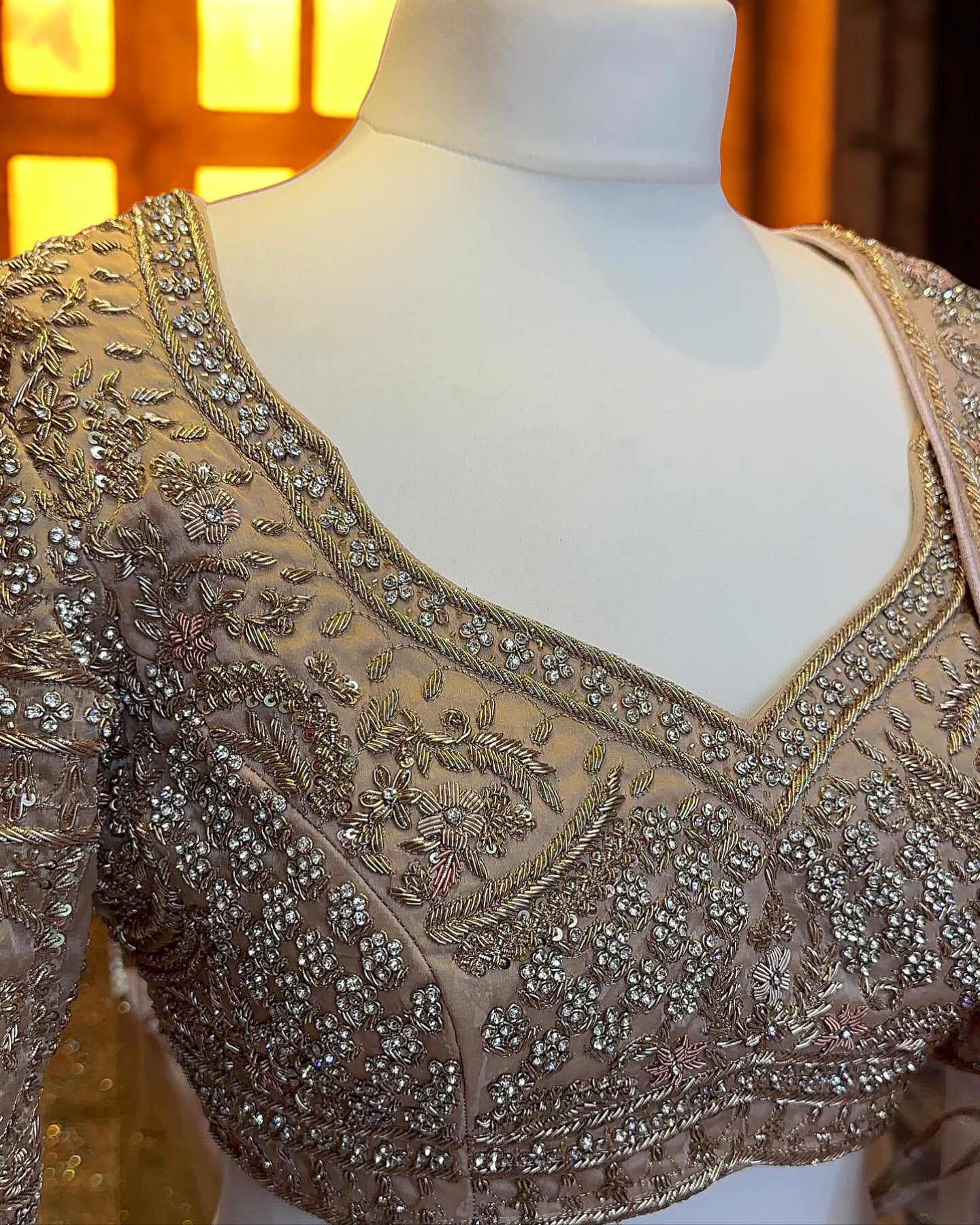 Dusty Pink Bridesmaid Lehenga