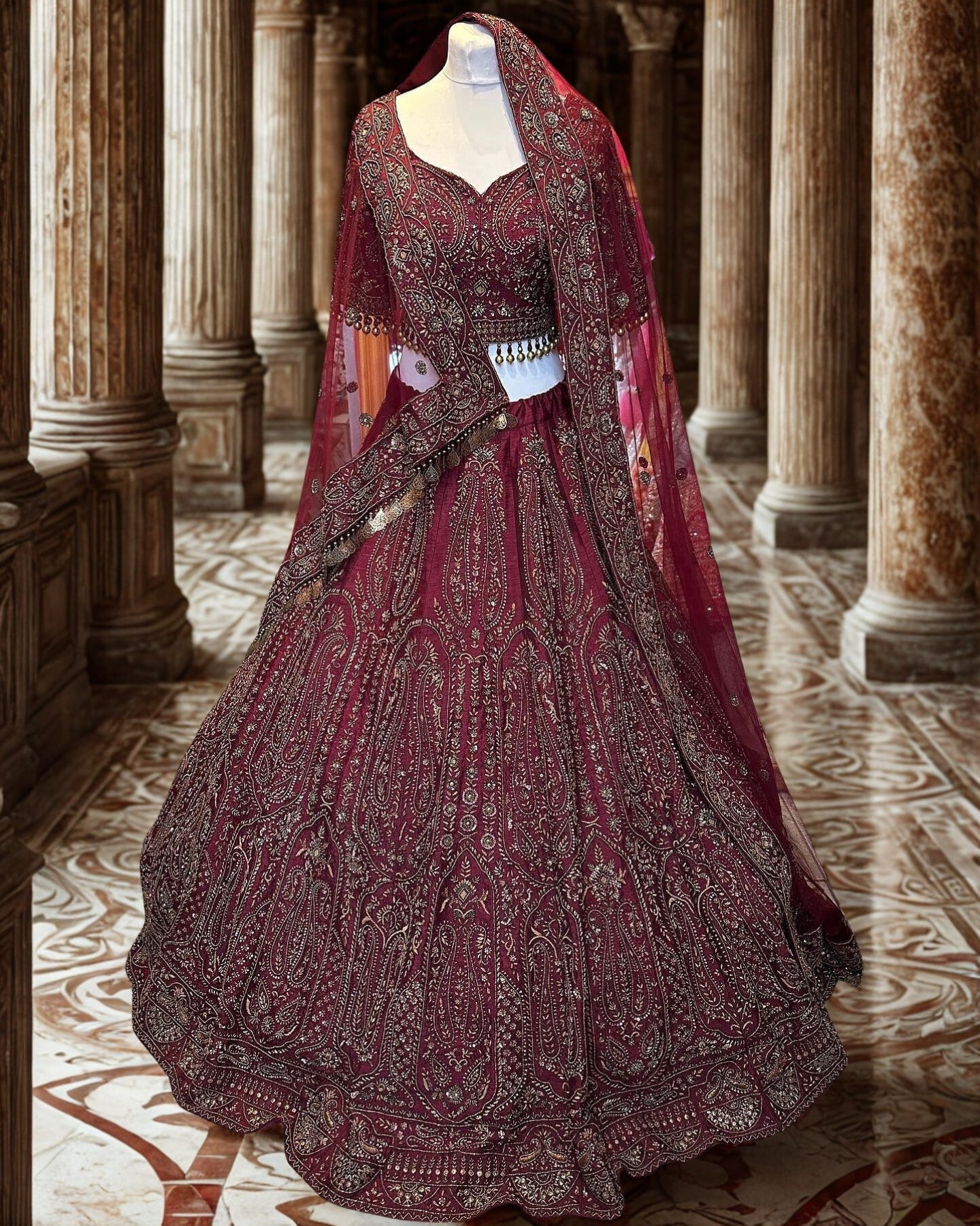 Royal Red Bridal Lehenga