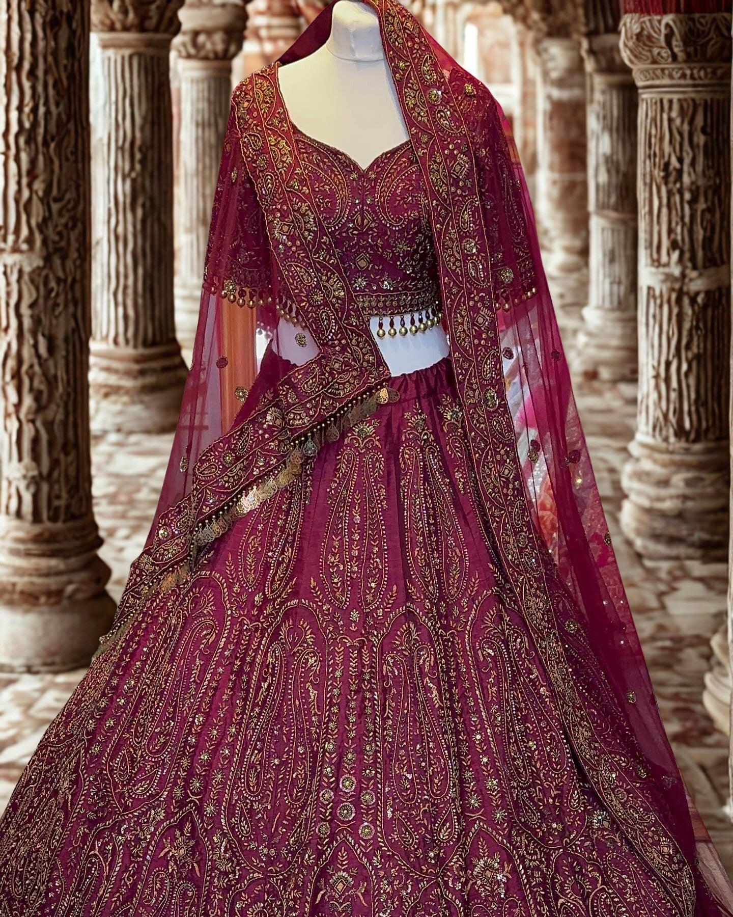 Royal Red Bridal Lehenga