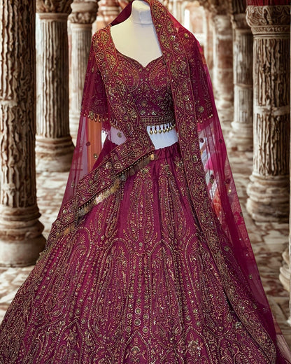 Royal Red Bridal Lehenga