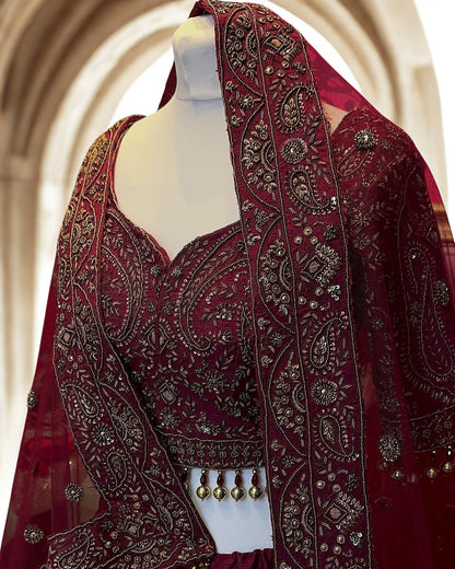 Royal Red Bridal Lehenga